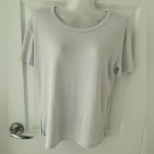 Aritzia Wilfred Free Classic White Cotton T-Shirt XS